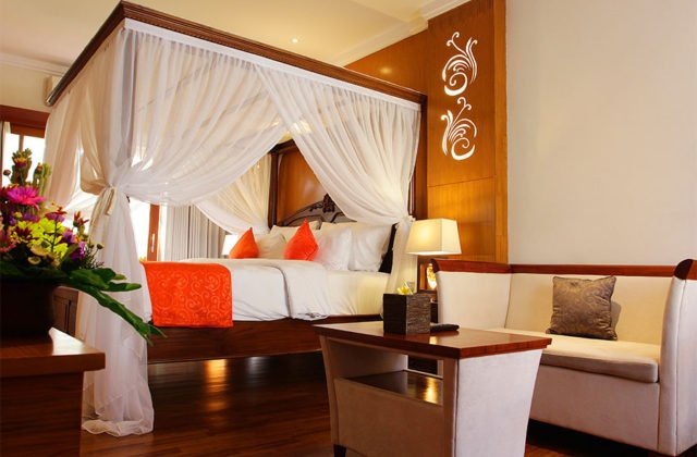 Overall view of the premium Astagina Suite accommodation offering comfort and style in Legian Bali.