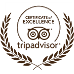TripAdvisor Certificate of Excellence received by the Astagina Resort