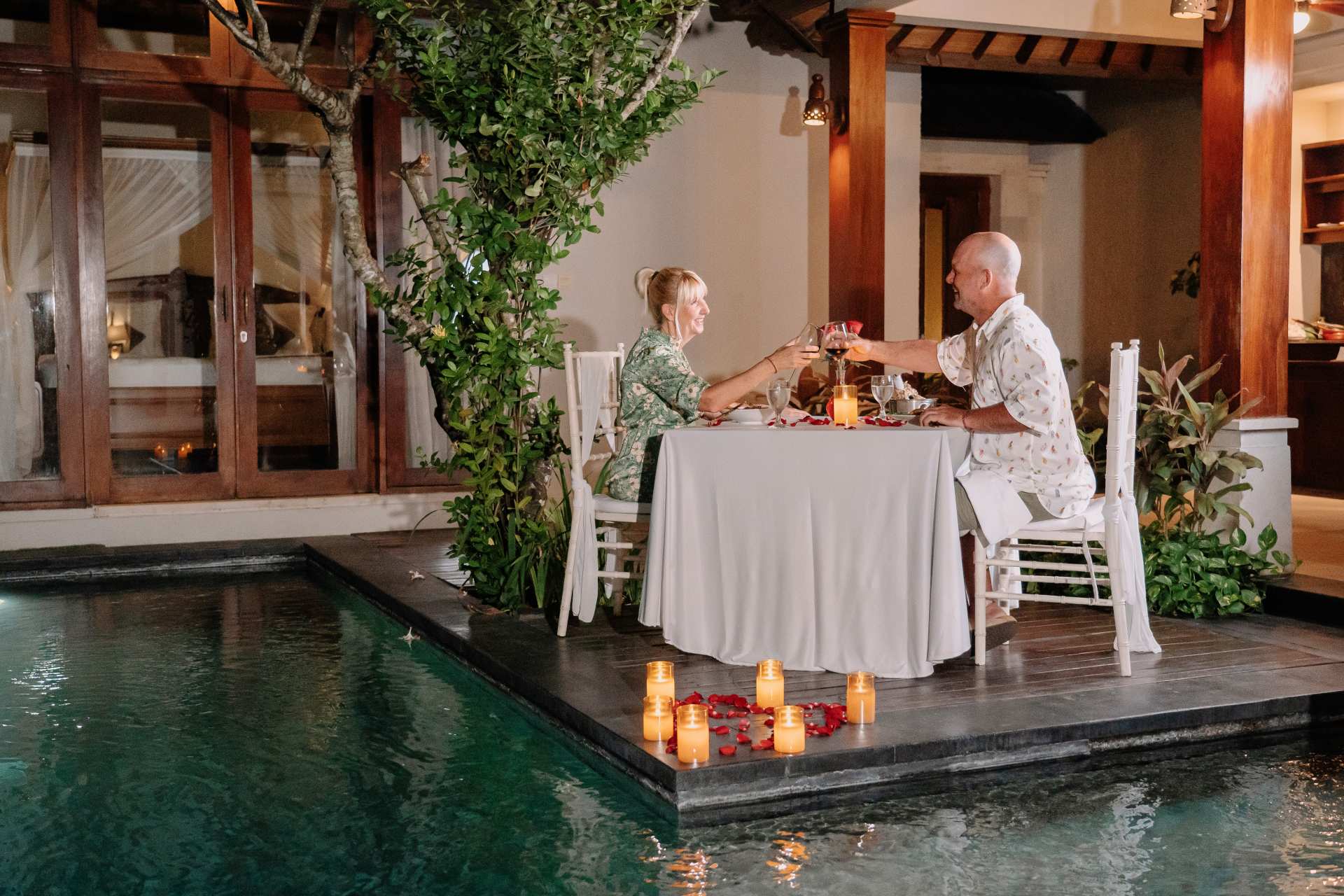 Exclusive private chef service for in-villa dining experience at Astagina Resort Bali.