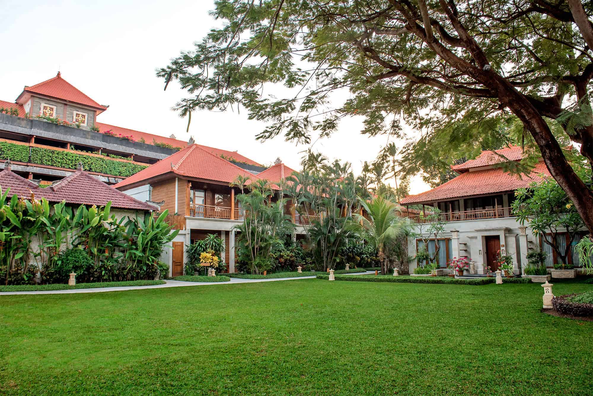Main Garden Area at Astagina Resort
